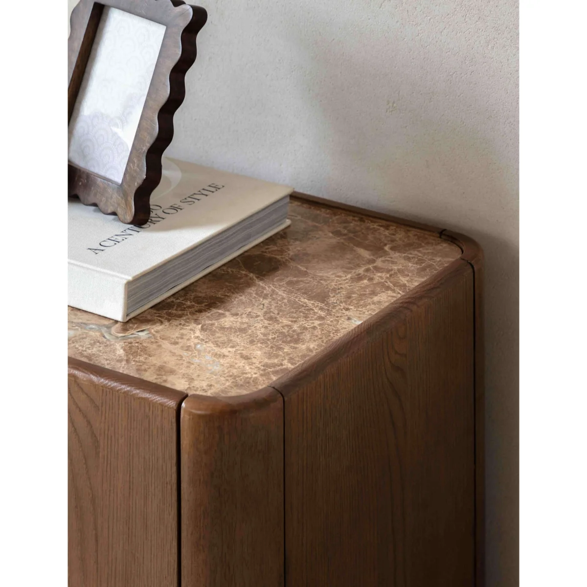 Gallery Direct Dempsey Large 3 Door TV Unit Brown – image 5