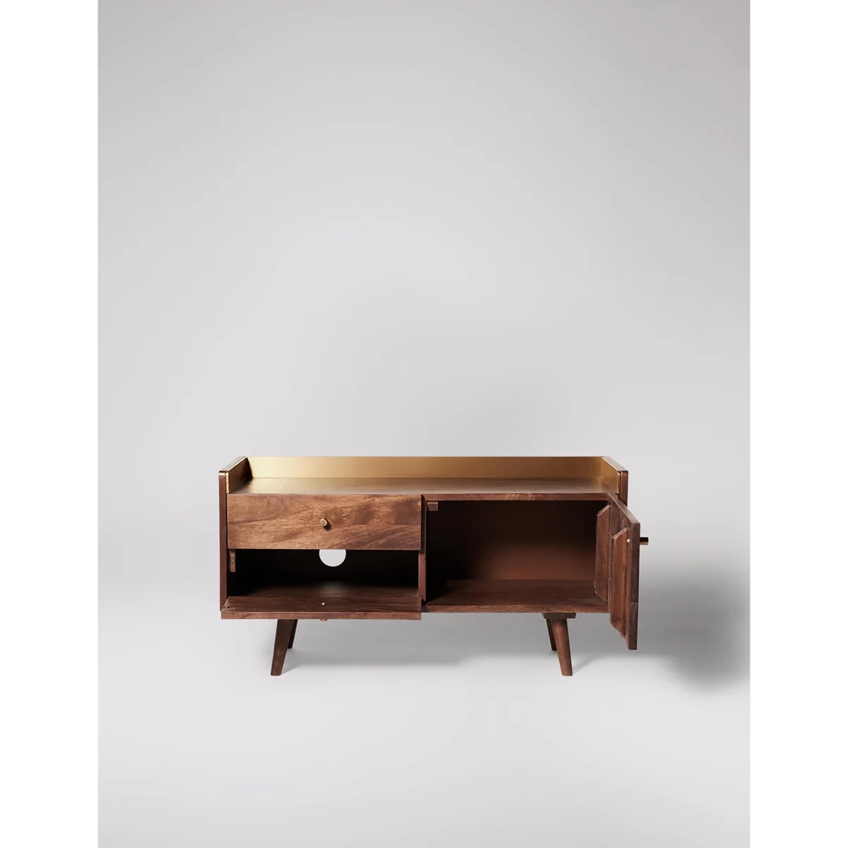 Swoon Fresco Mango Wood 2 Door TV Unit Brown – image 2