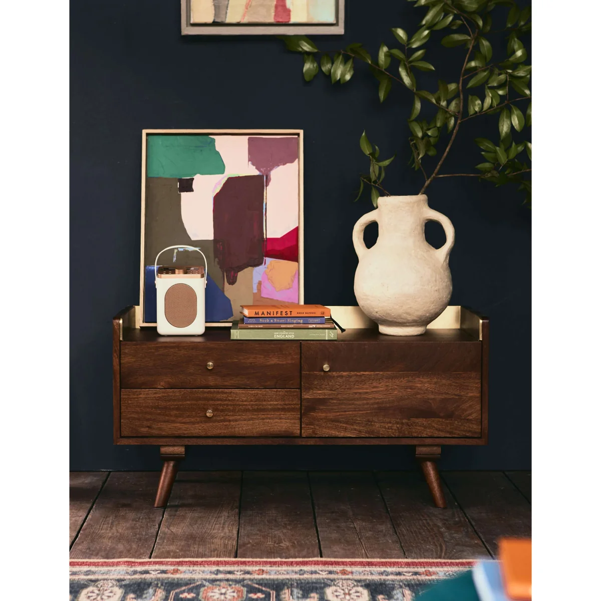 Swoon Fresco Mango Wood 2 Door TV Unit Brown – image 4