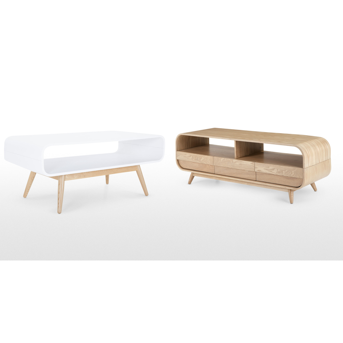 Esme Wide TV Stand, Ash – image 5