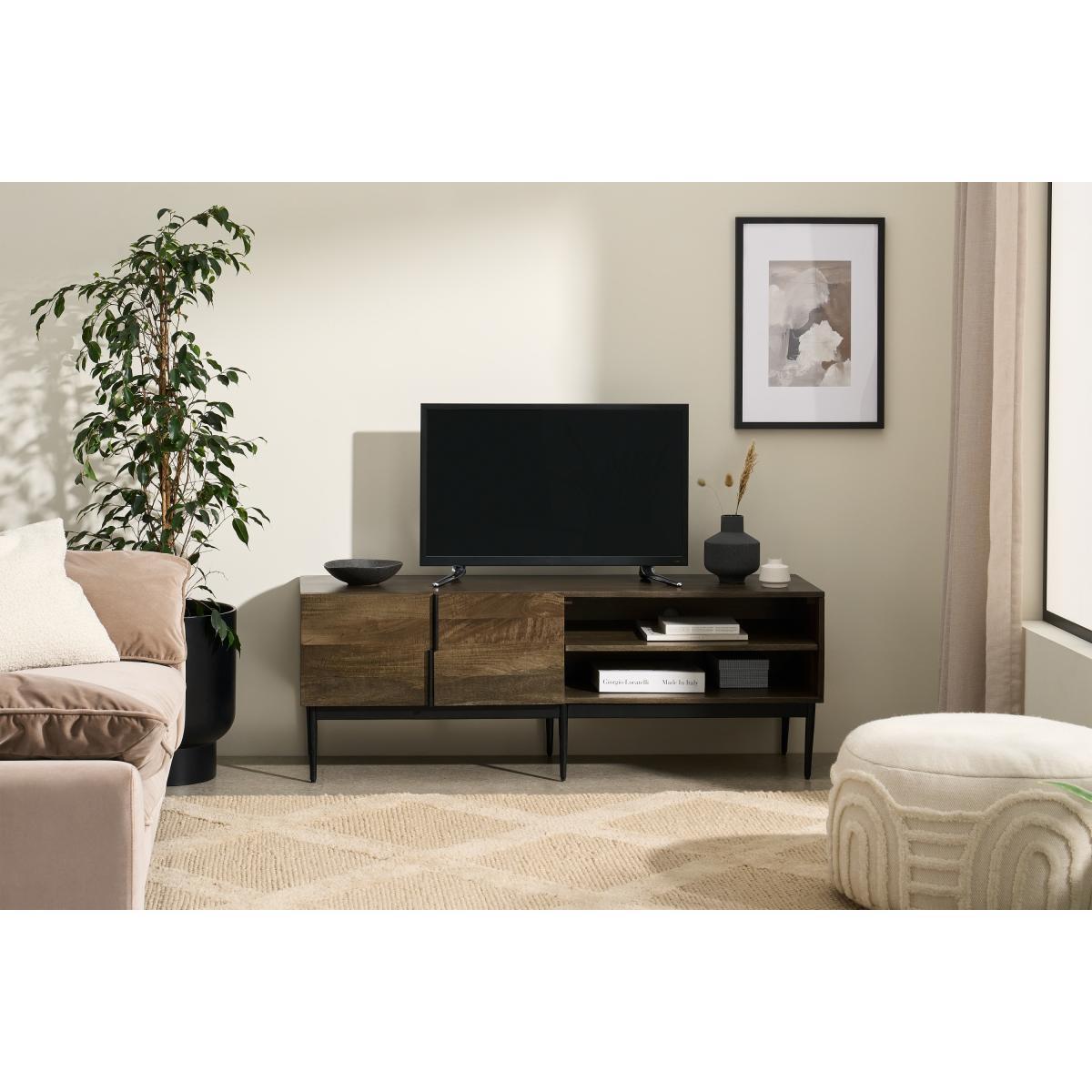 Rakara Wide TV Unit, Mango Wood – image 4