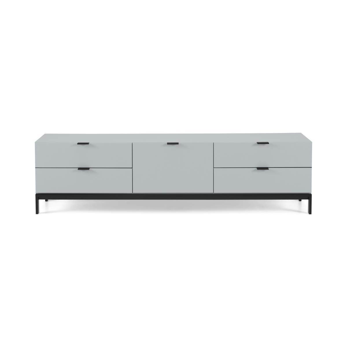 Marcell Wide Media Unit, Light Grey – image 2