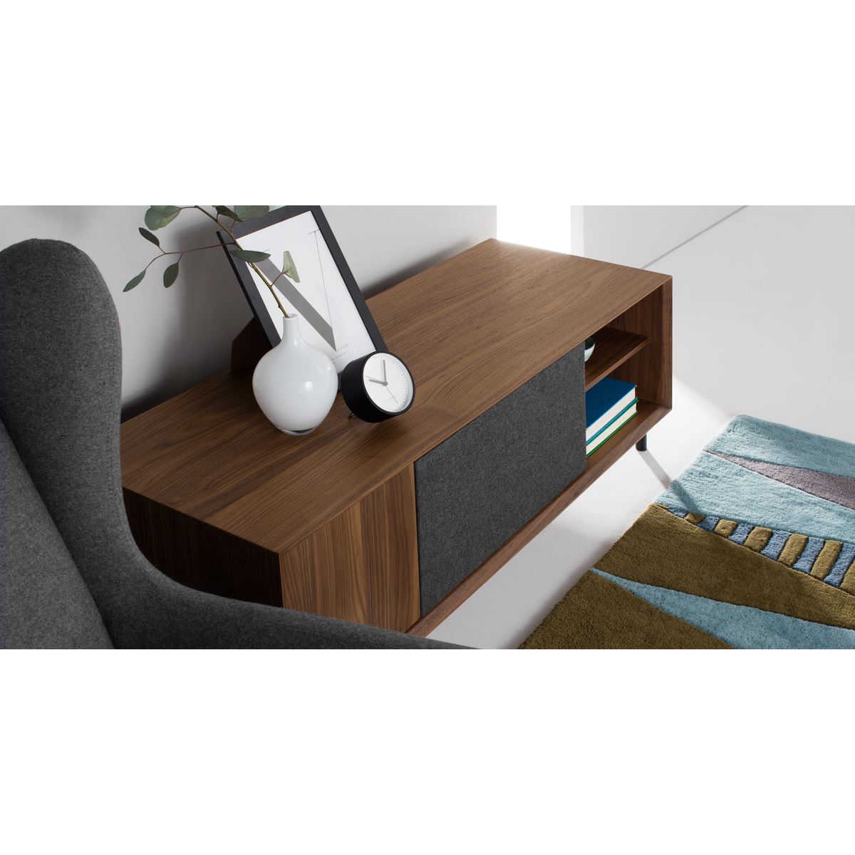Luther Large TV Stand, Walnut – image 4
