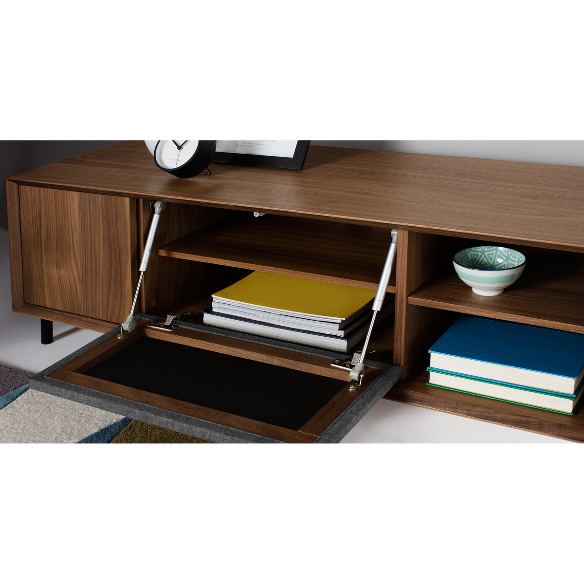 Luther Large TV Stand, Walnut – image 7