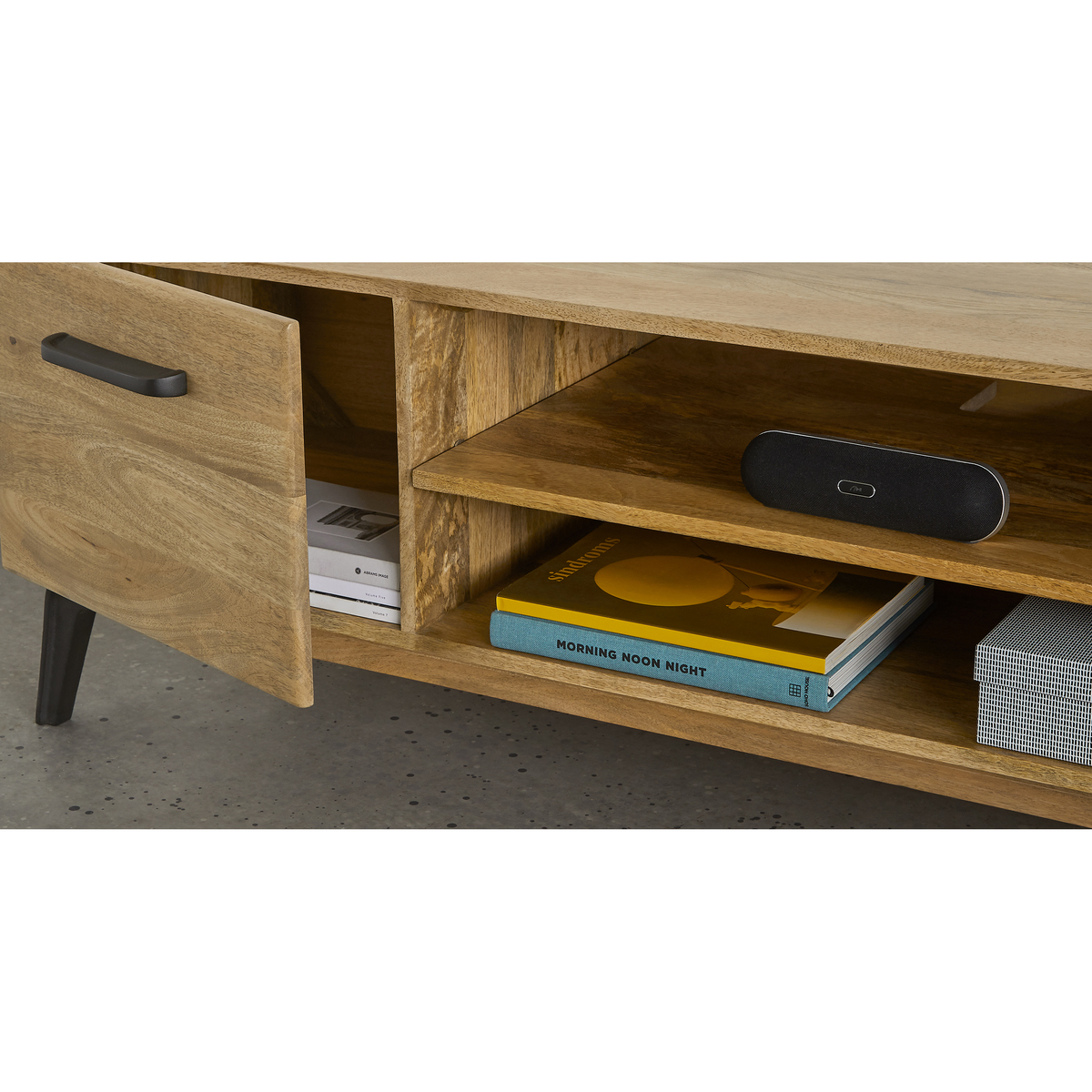 Lucien TV Stand, Light Mango Wood – image 6