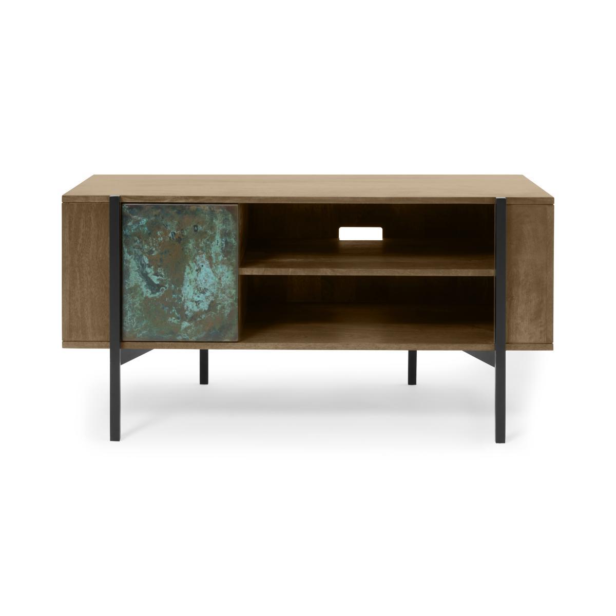 Morland Compact TV Unit, Mango Wood & Patina – image 2