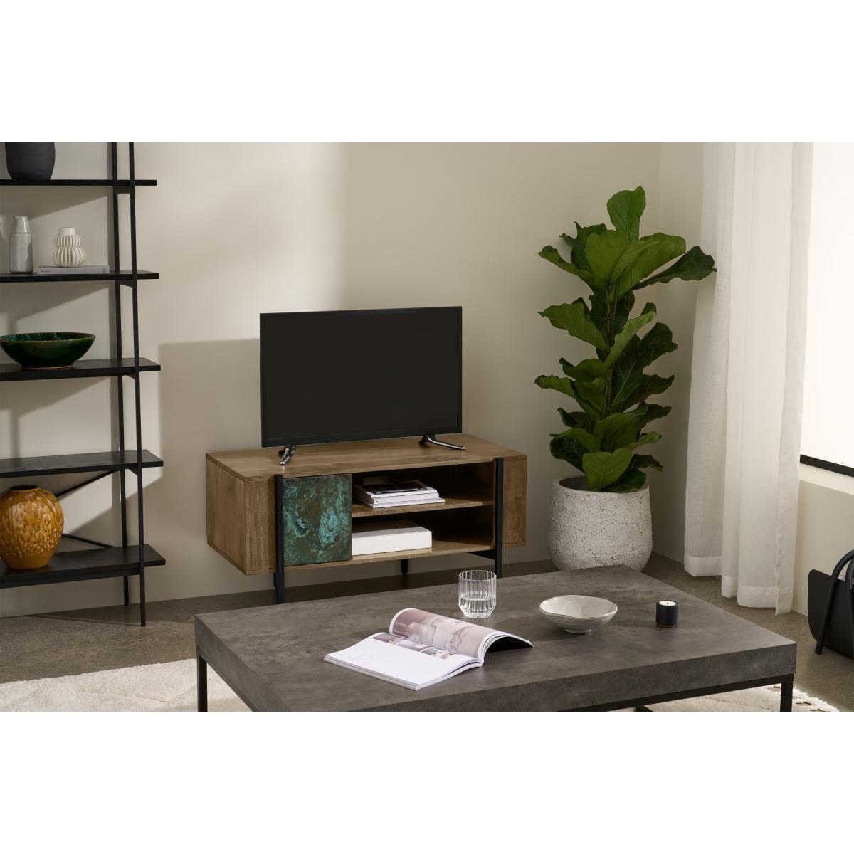 Morland Compact TV Unit, Mango Wood & Patina – image 4