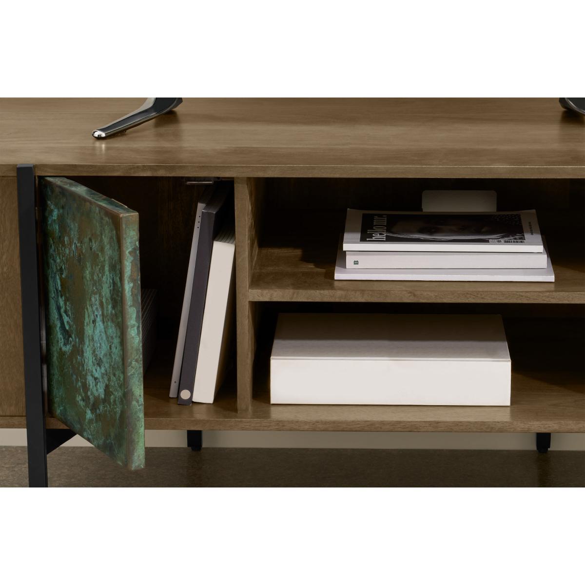 Morland Compact TV Unit, Mango Wood & Patina – image 5