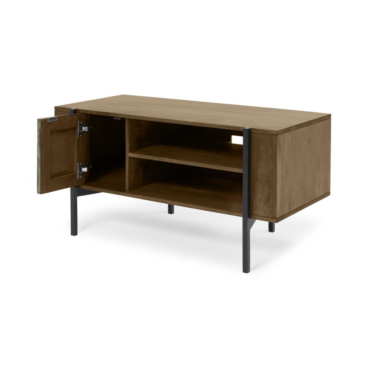 Morland Compact TV Unit, Mango Wood & Patina – image 6