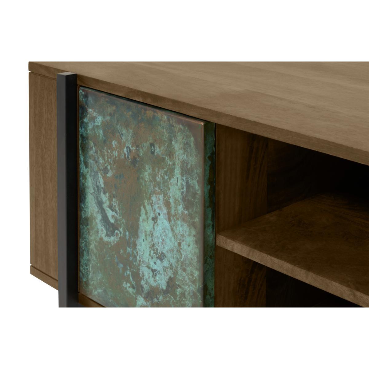 Morland Compact TV Unit, Mango Wood & Patina – image 7