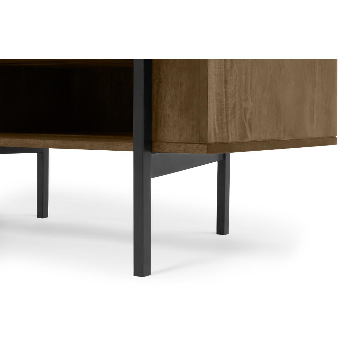 Morland Compact TV Unit, Mango Wood & Patina – image 8