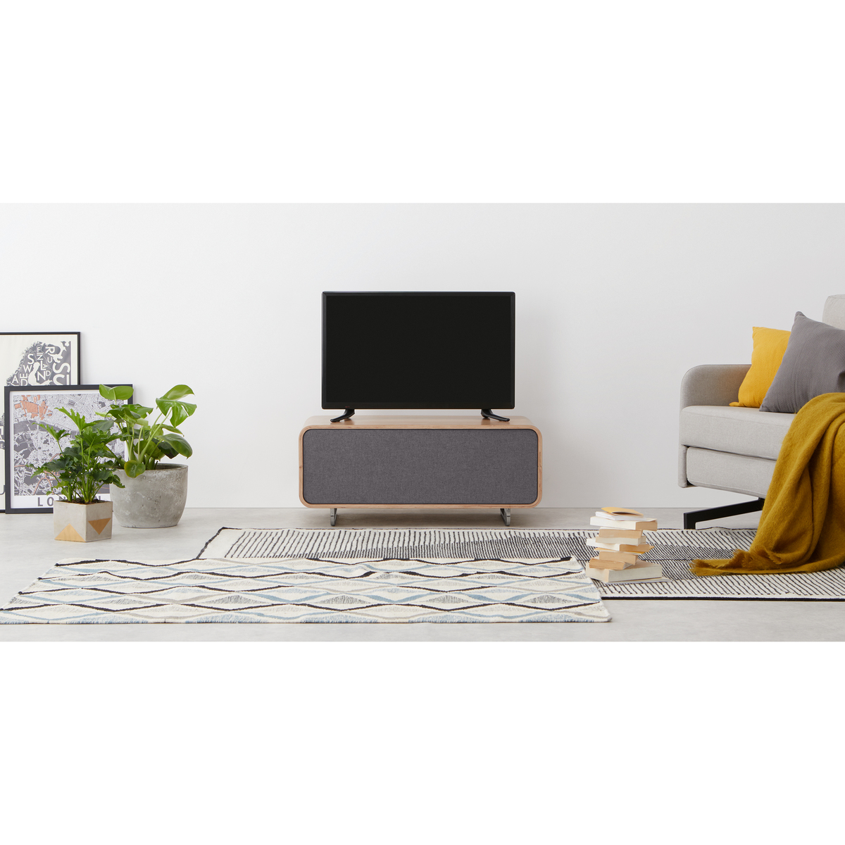 Briar TV Stand, Ash – image 3
