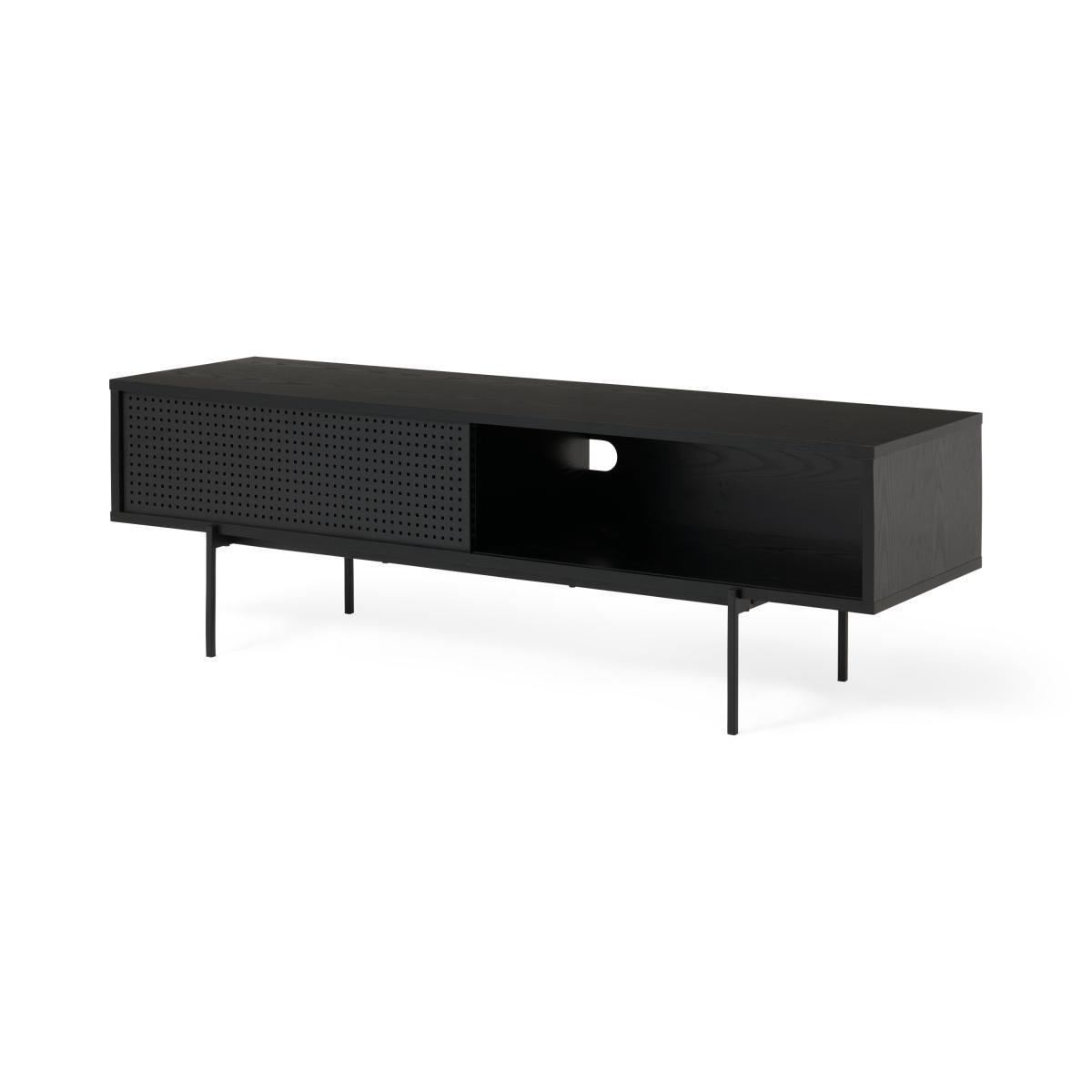Angus Media Unit, Black Ash Effect & Perforated Metal – image 6
