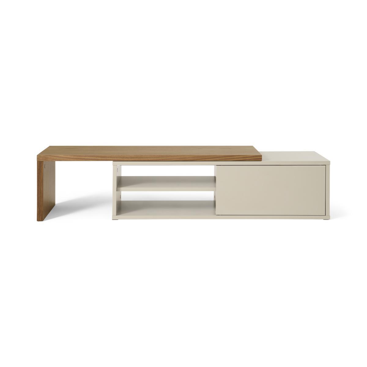 Hault TV Unit, Walnut & Matte Grey – image 2