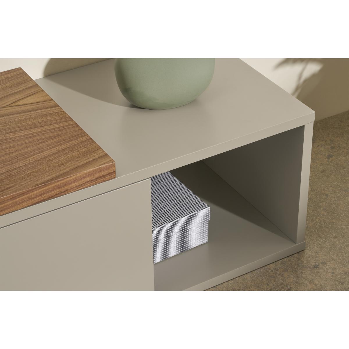 Hault TV Unit, Walnut & Matte Grey – image 5