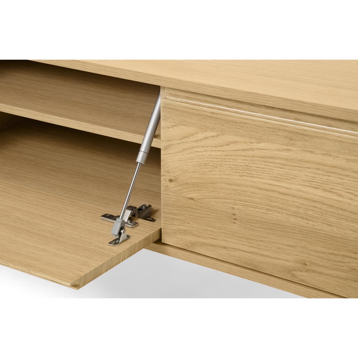 Elona Wide Media Unit, Oak Effect & Black – image 5
