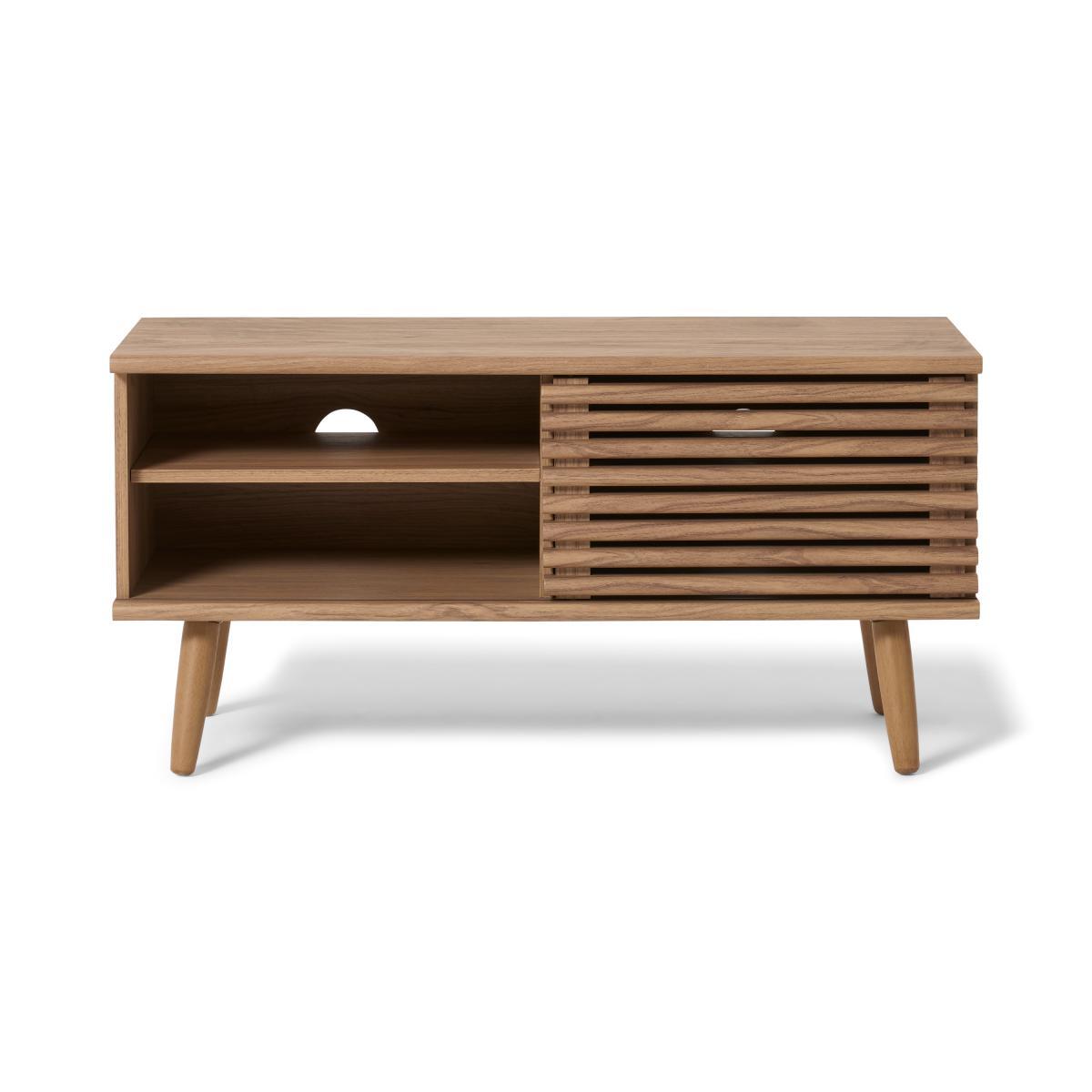 Tulma Compact TV Unit, Oak Effect – image 2