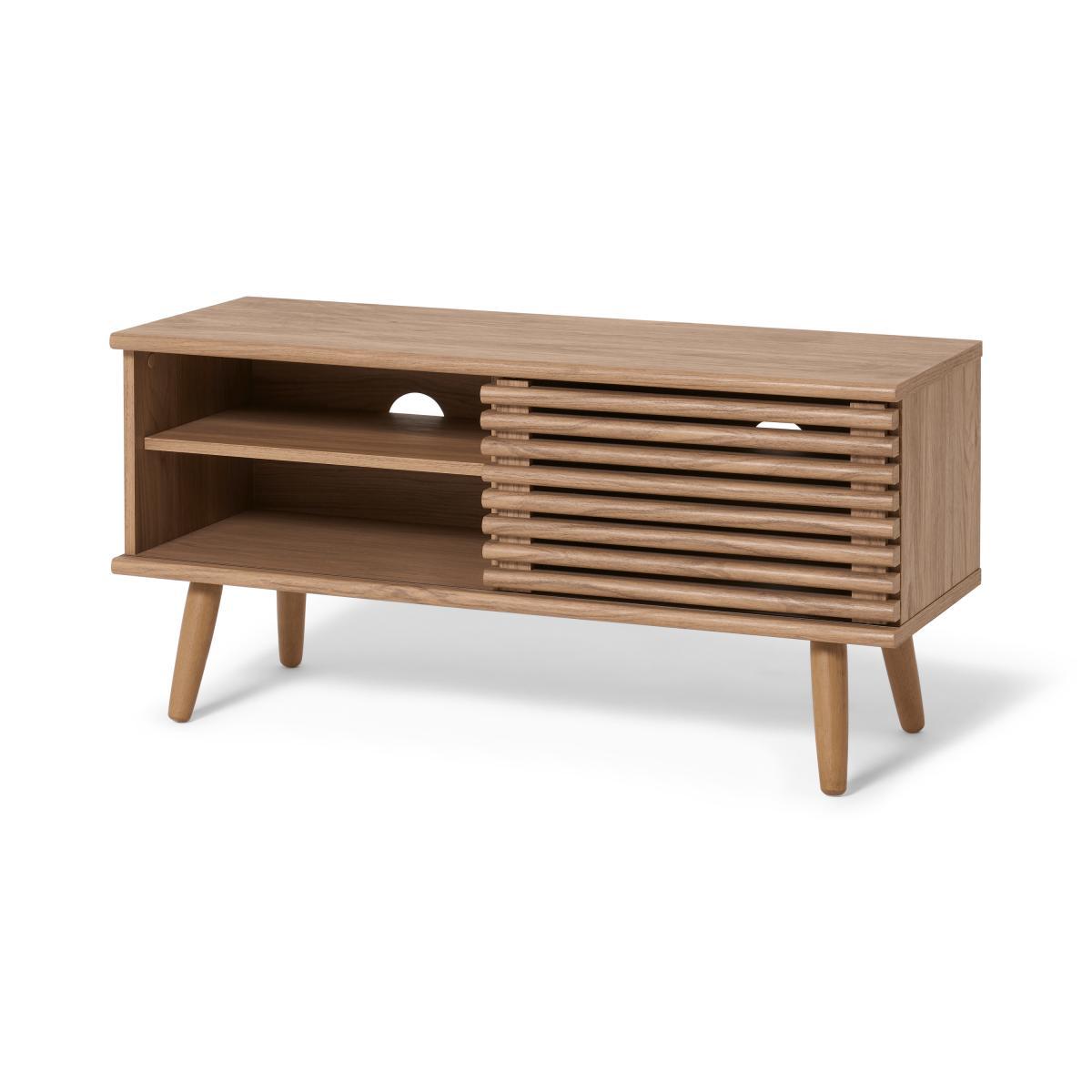 Tulma Compact TV Unit, Oak Effect – image 3