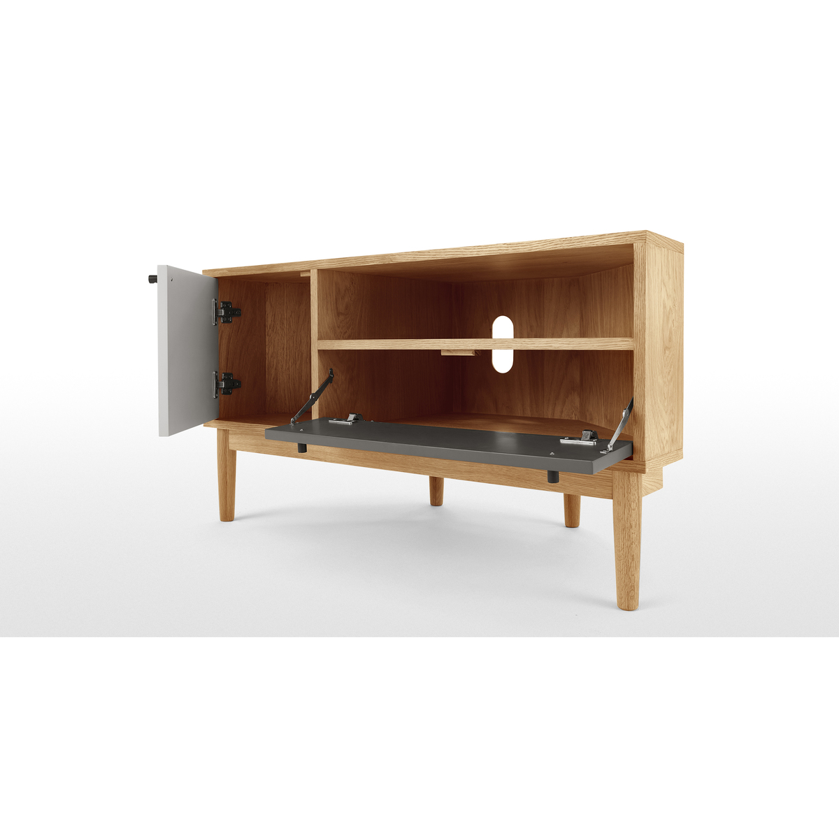 Campton Corner TV Stand, Oak – image 5