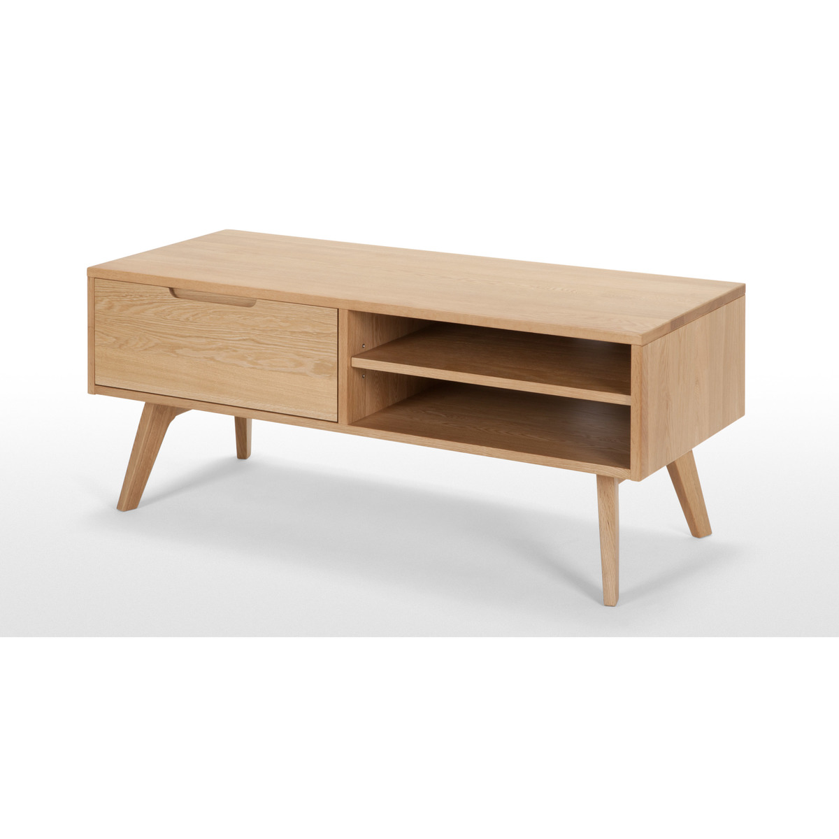Jenson TV Stand, Solid Oak – image 4