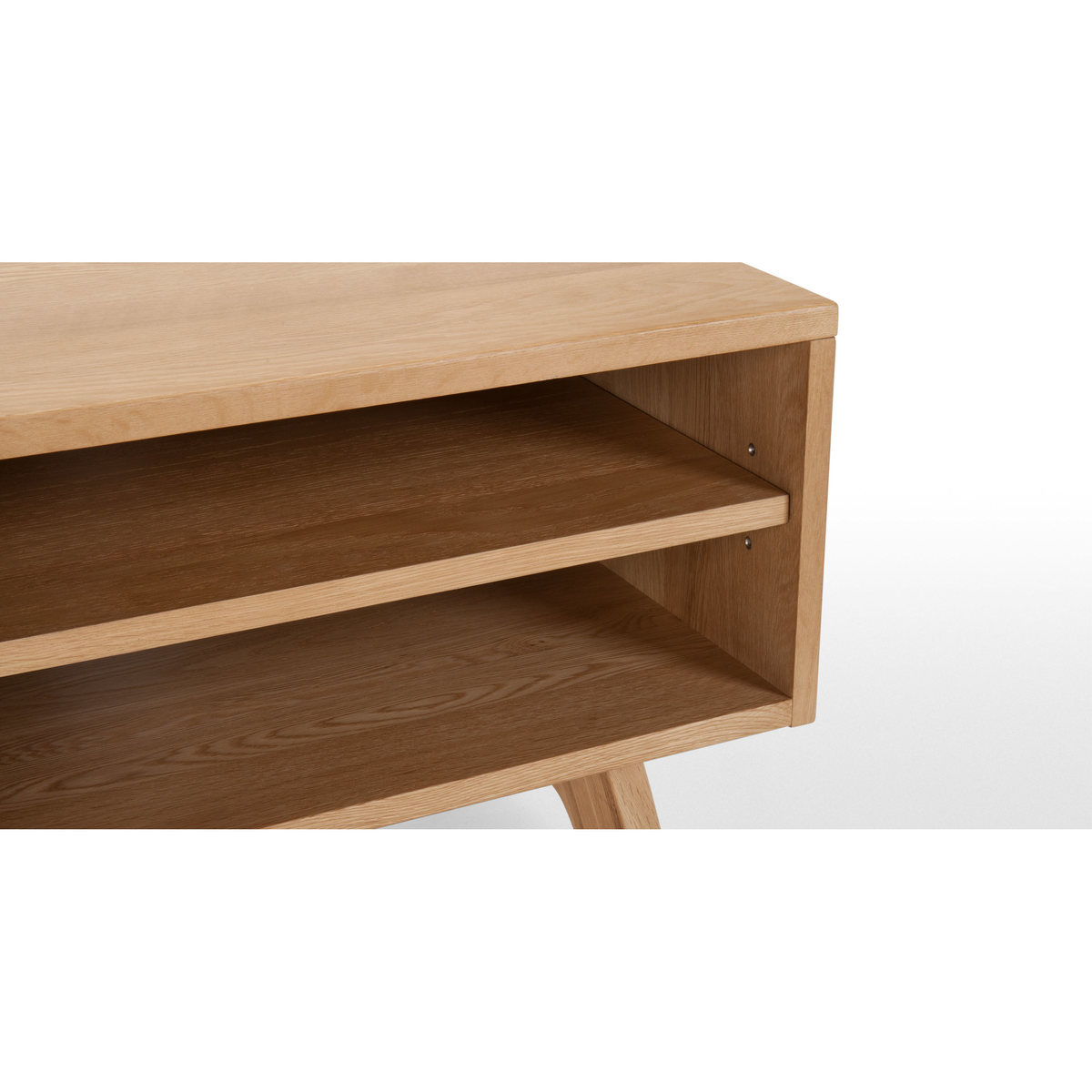 Jenson TV Stand, Solid Oak – image 5