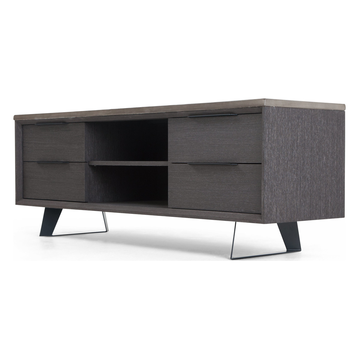 Boone TV Stand, Concrete resin top – image 2
