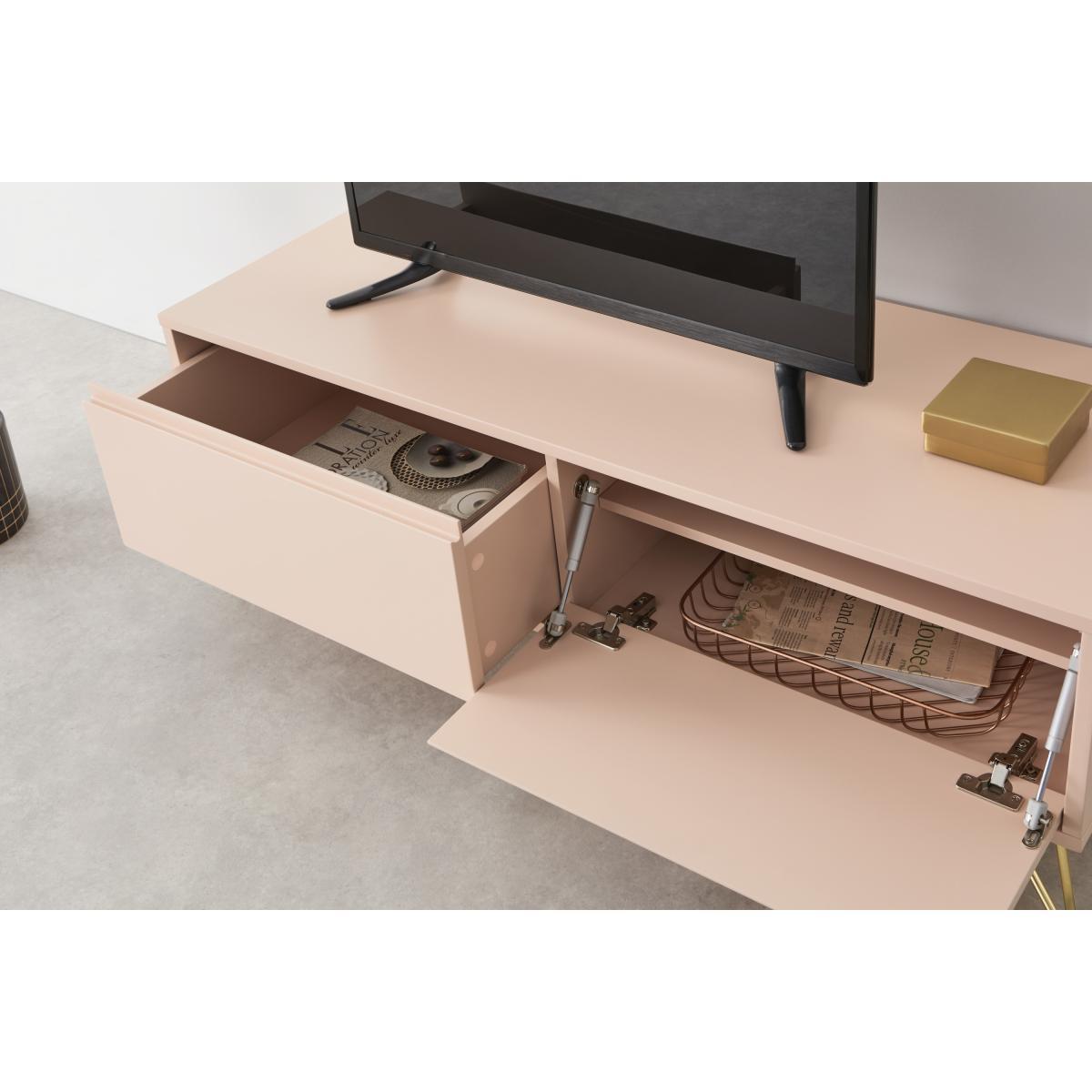 Elona Media Unit, Dusk Pink & Brass – image 7