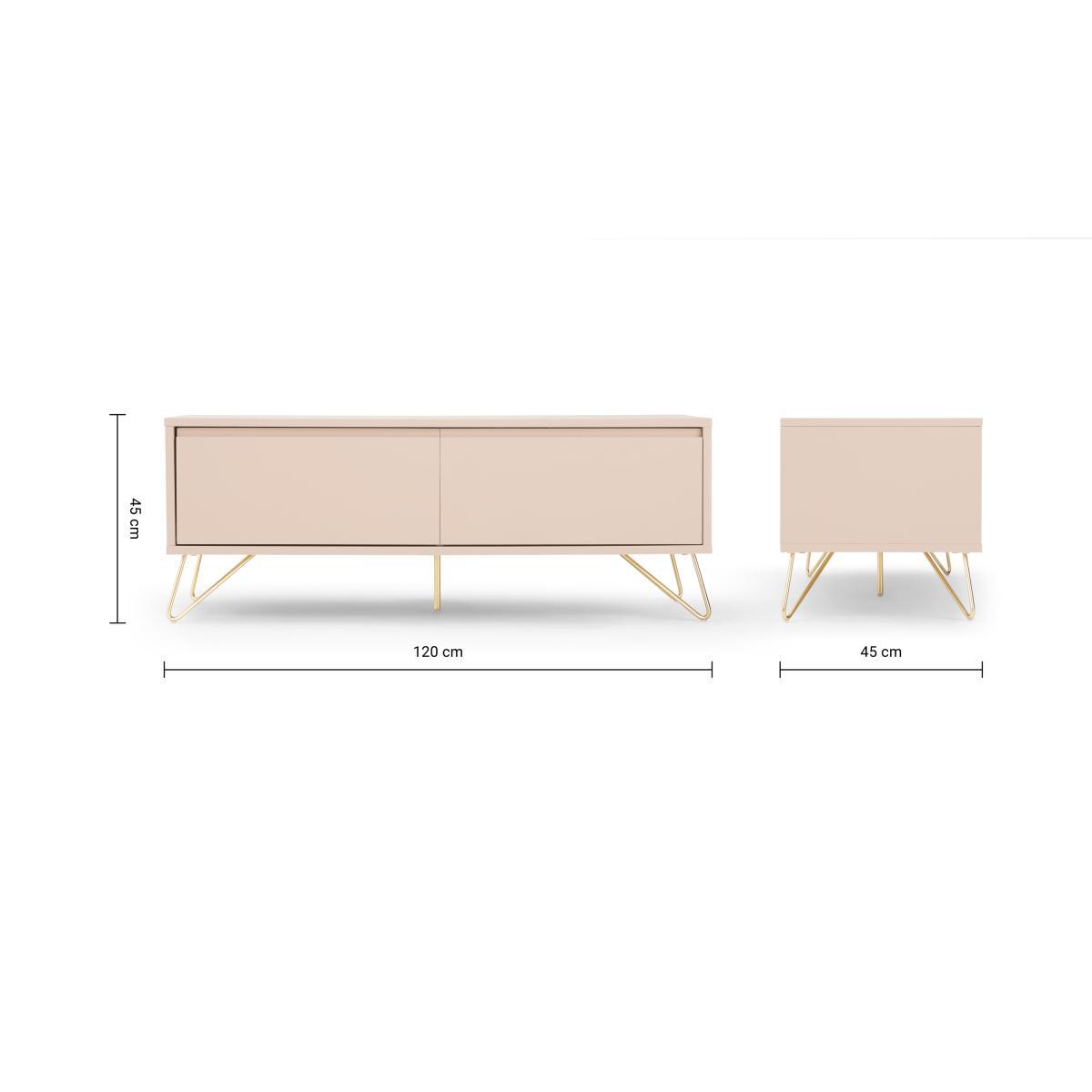 Elona Media Unit, Dusk Pink & Brass – image 9