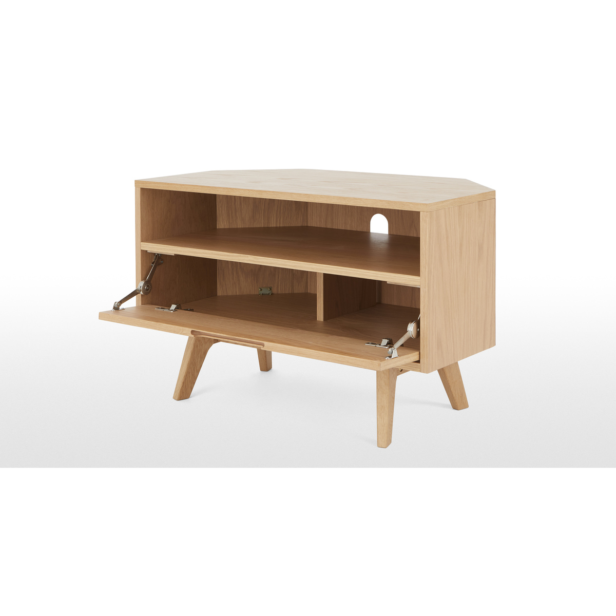 Jenson Corner TV Stand, Oak – image 5