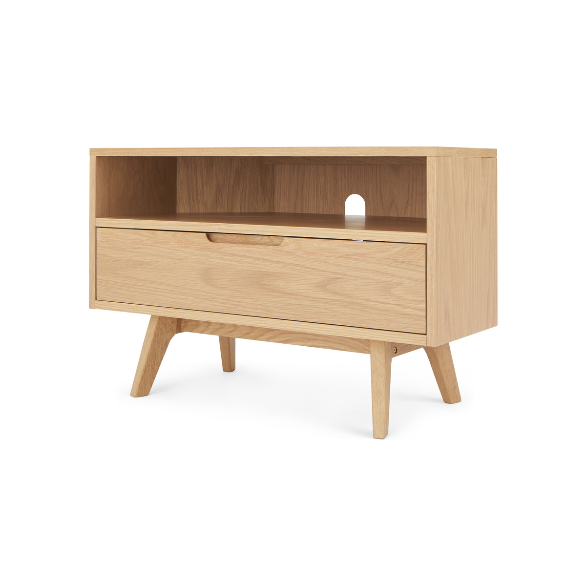 Jenson Corner TV Stand, Oak – image 2
