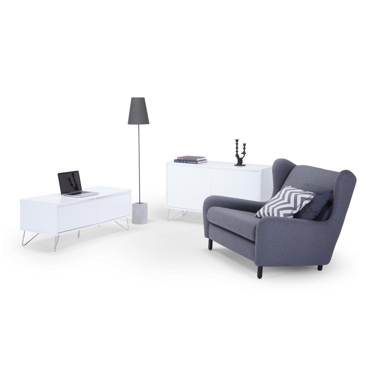 Elona Media Unit, White Gloss – image 4