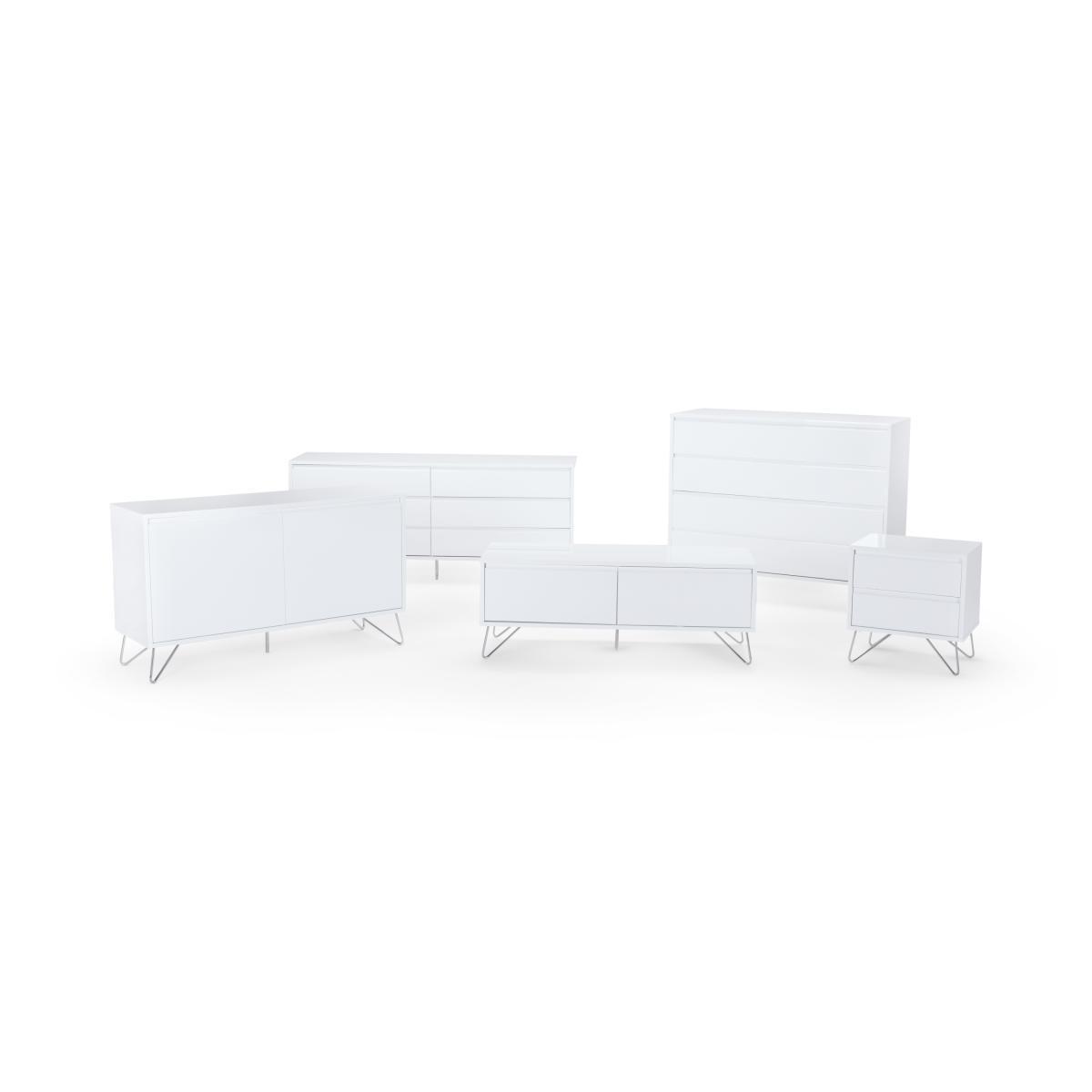 Elona Media Unit, White Gloss – image 8