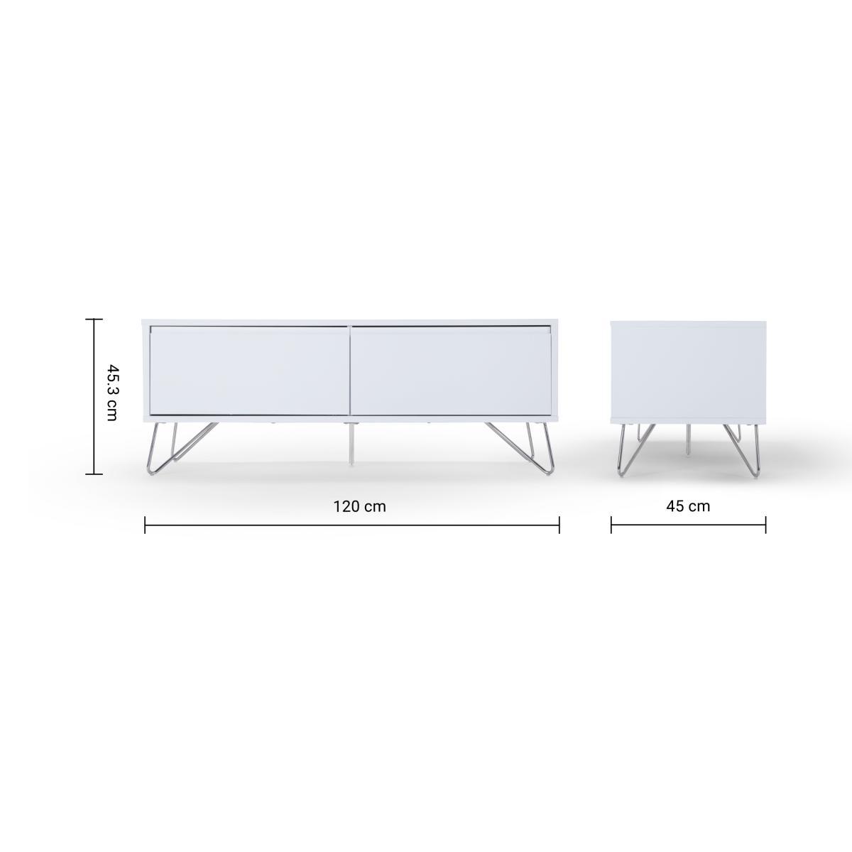 Elona Media Unit, White Gloss – image 10