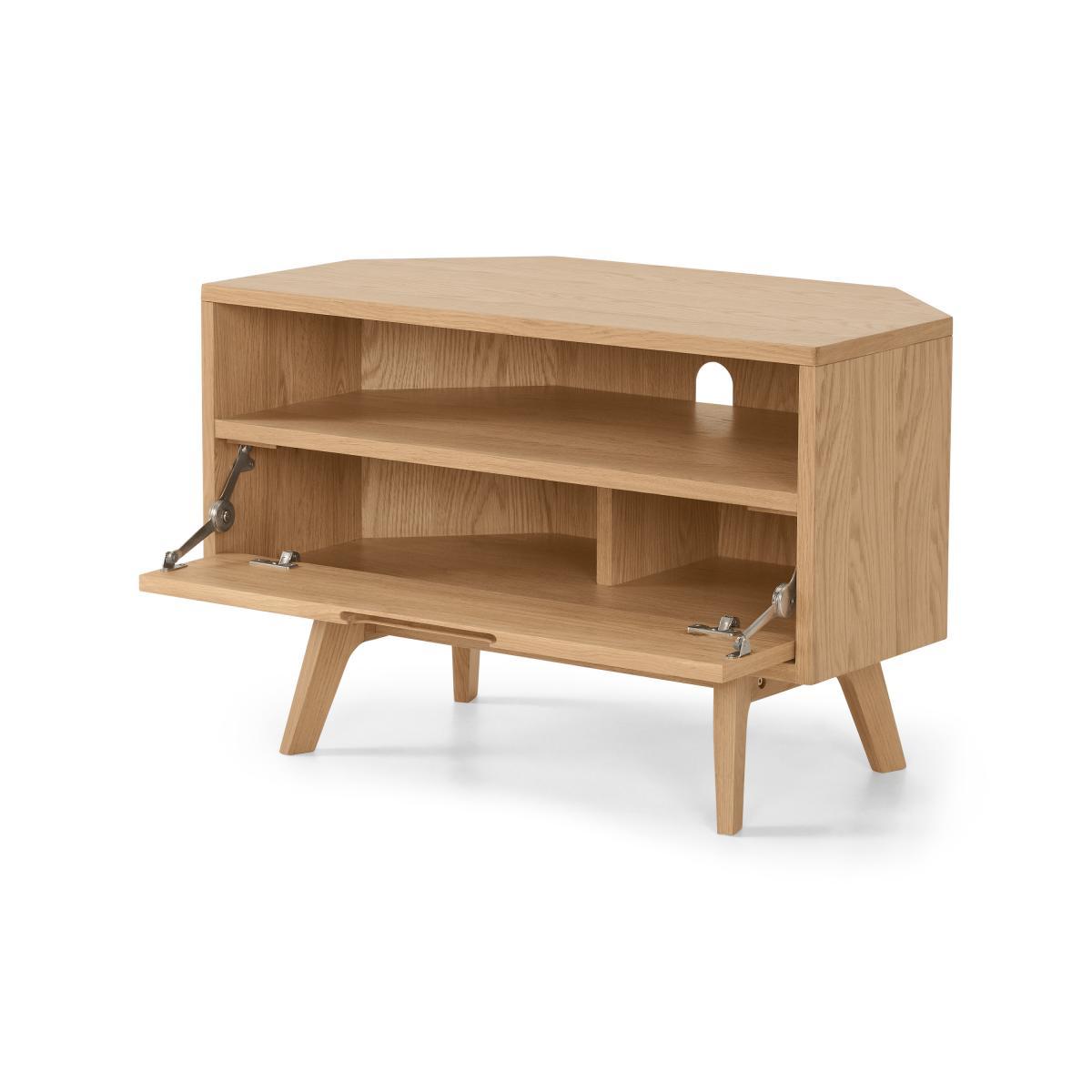 Jenson Corner TV Unit, Oak – image 6