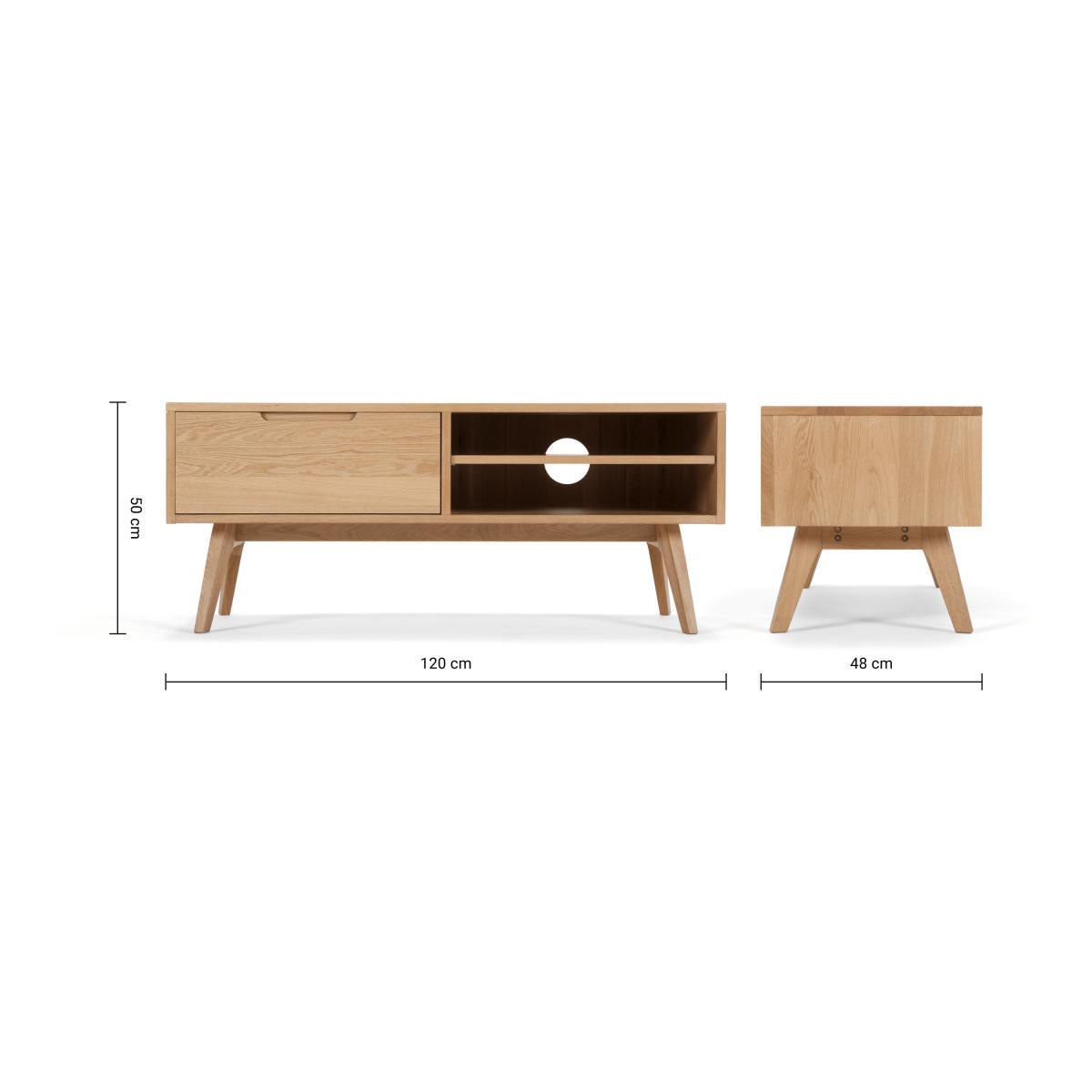 Jenson TV Stand, Oak – image 10