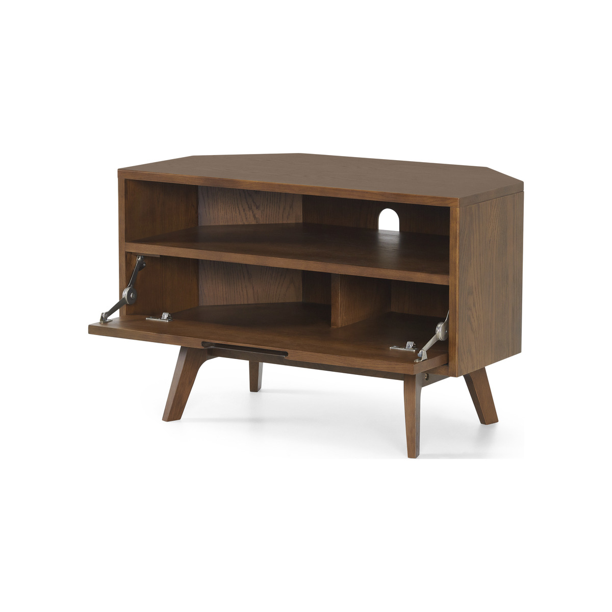Jenson Corner TV Unit, Dark Stain Oak – image 7