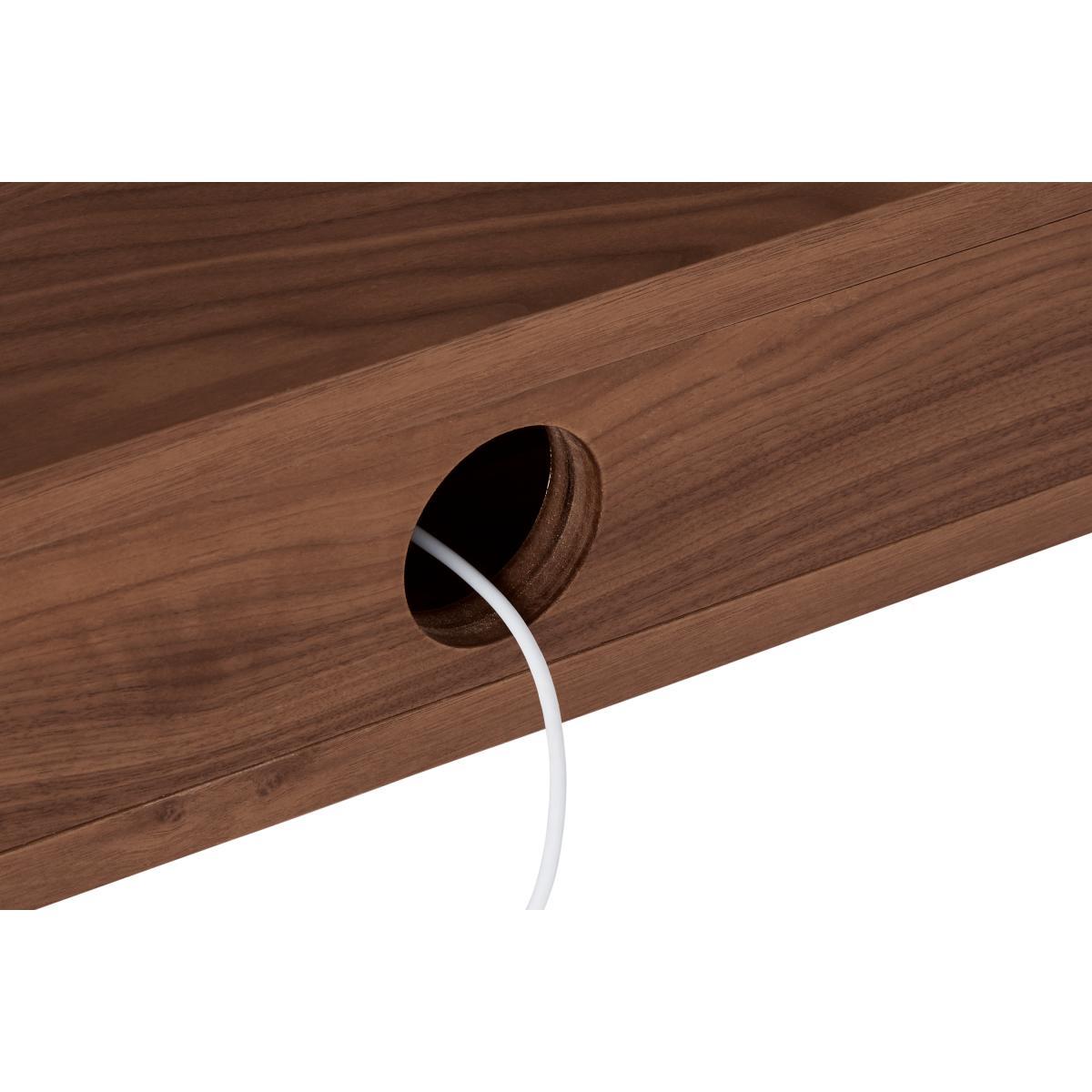 Pendelbury Media Unit, Walnut & Royal Blue – image 8