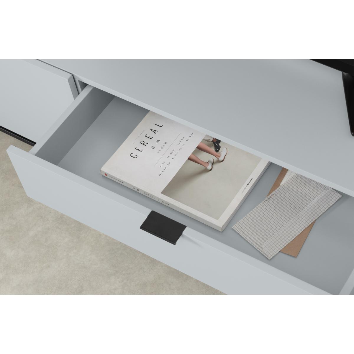 Marcell Compact Media Unit, Light Grey – image 5