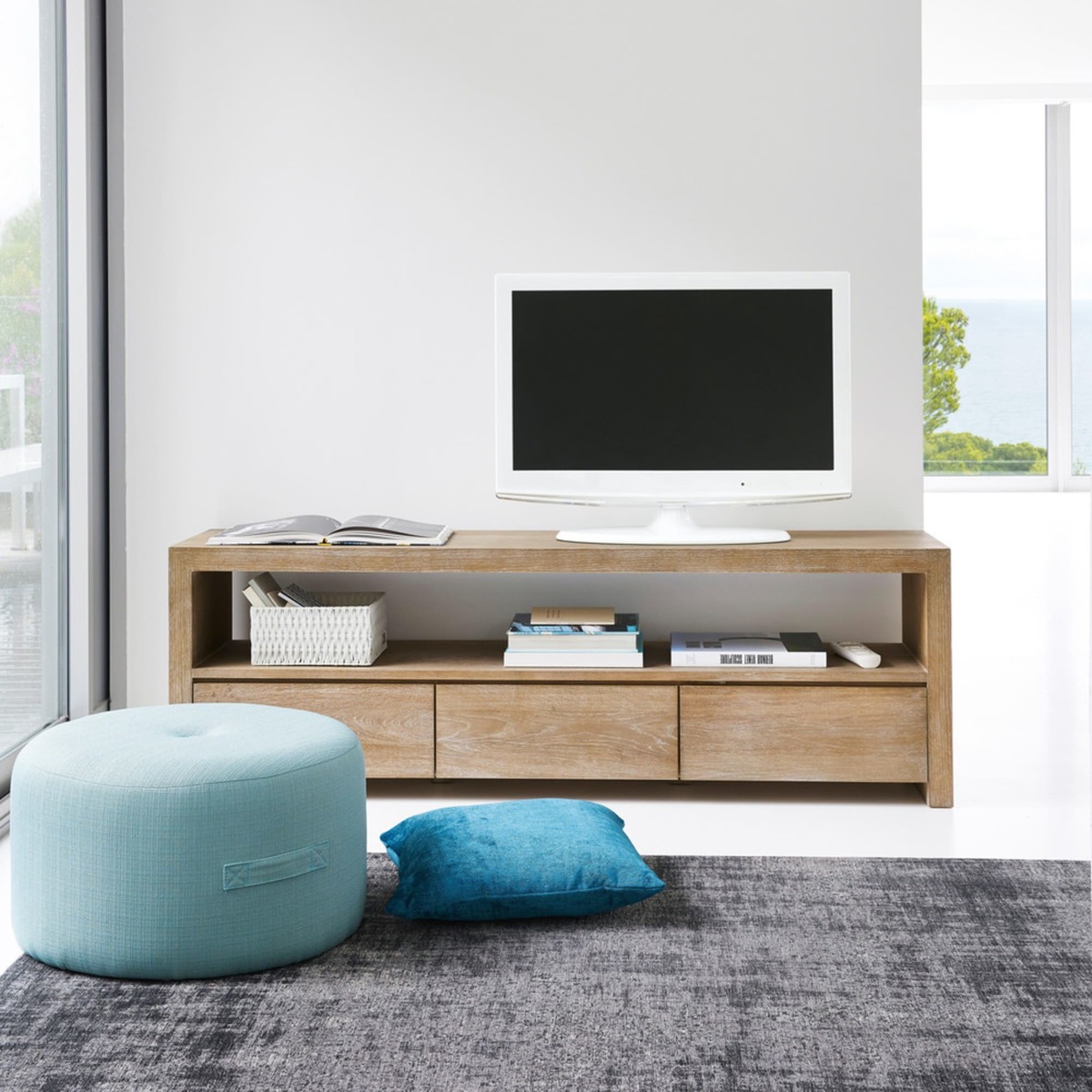 3-Drawer TV Unit Baltic – image 5