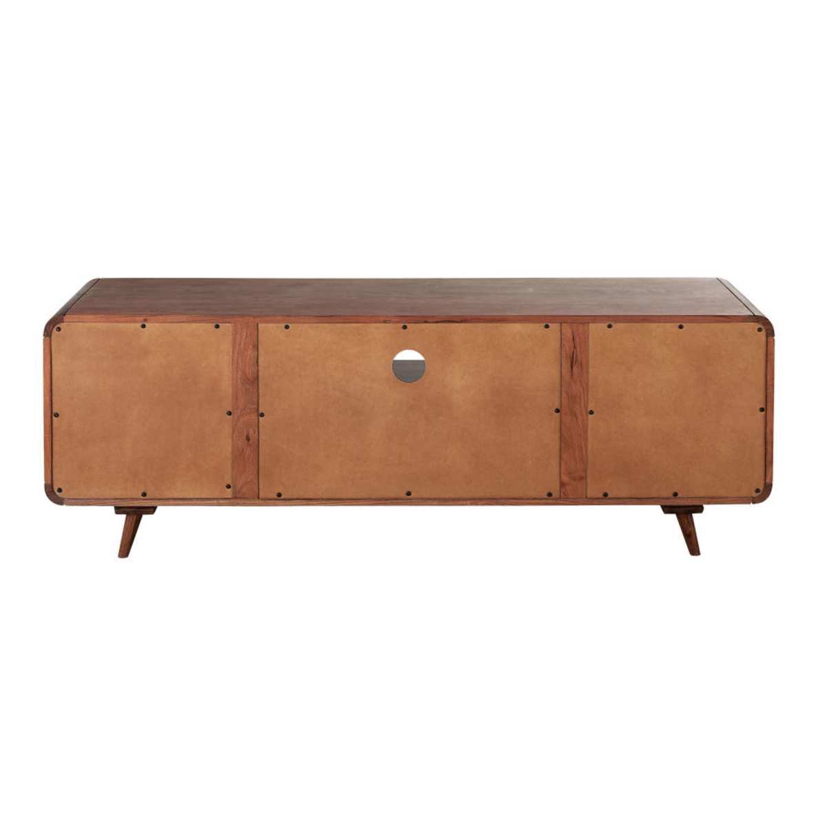 Solid Acacia 2-Door 1-Drawer TV Unit Tony – image 3