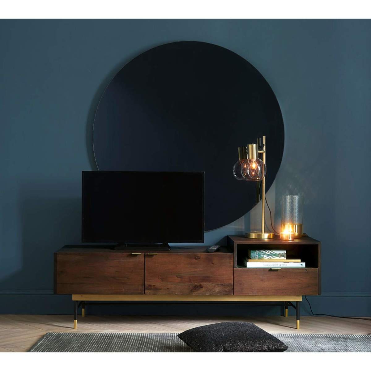 Acacia Vintage 2-Door TV Unit Sterling – image 10