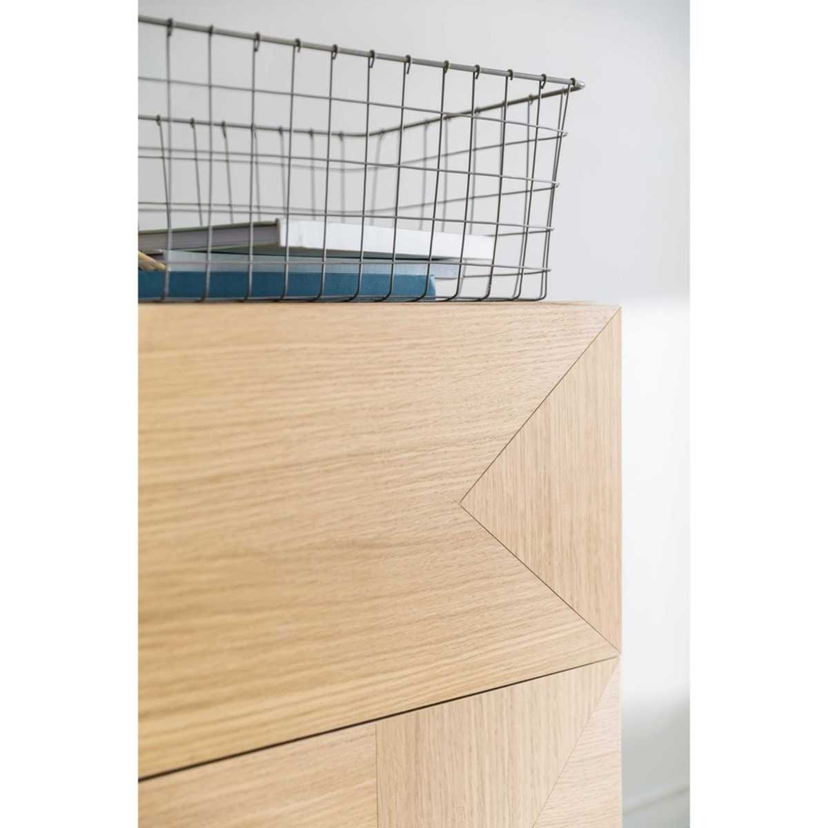 2-Door 1-Drawer Vintage TV Unit Origami – image 7