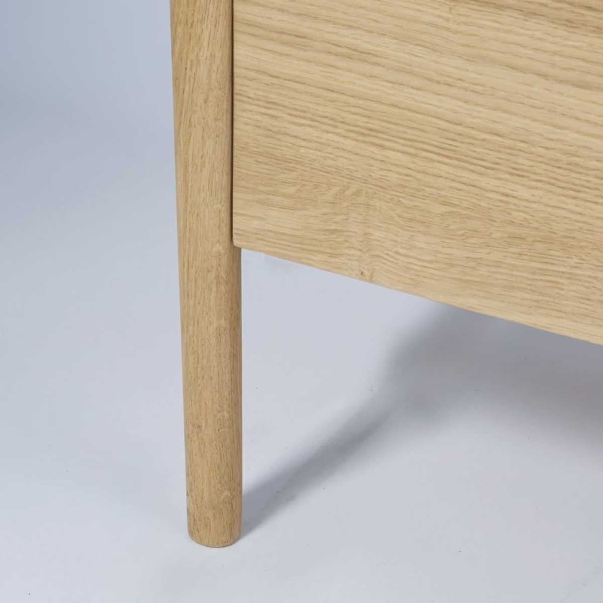 Solid Oak 2-Door TV Unit Canopy – image 6