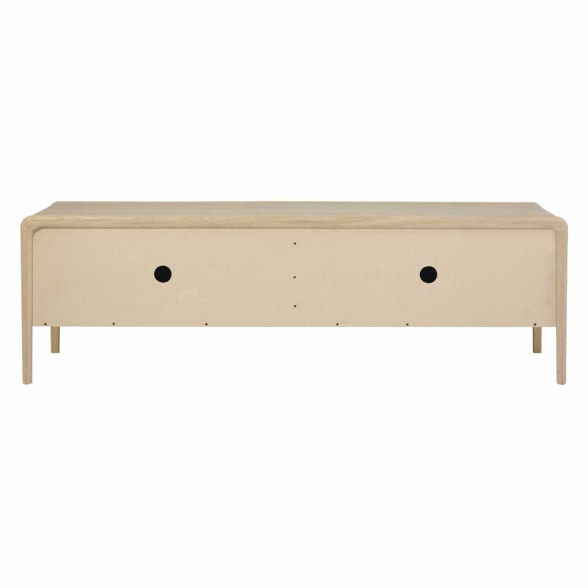Solid Oak 2-Door TV Unit Canopy – image 7
