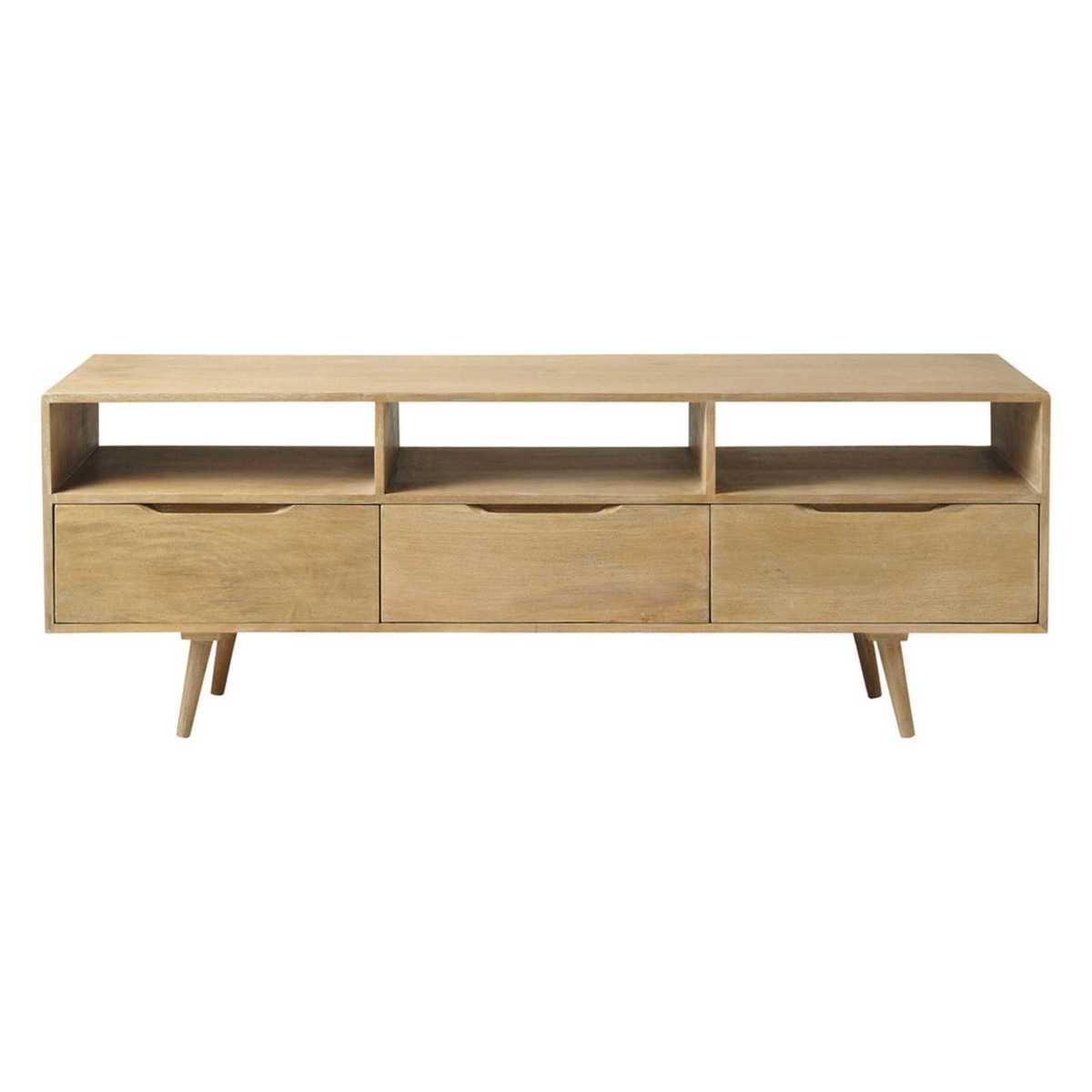 Mango wood vintage TV unit Trocadero – image 1