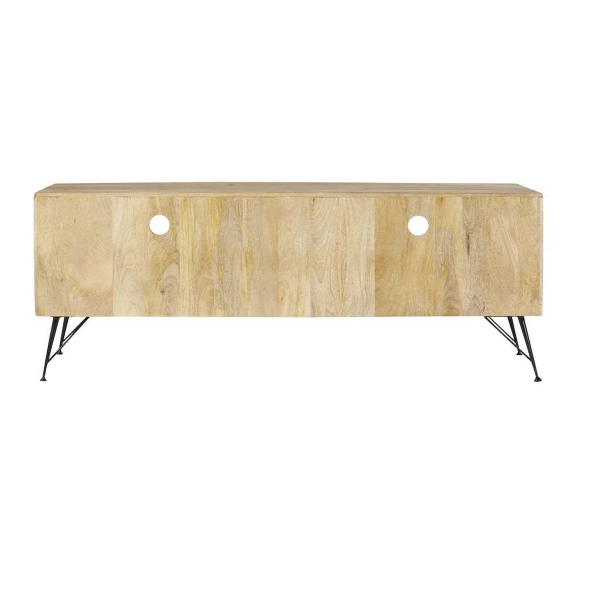Solid Mango Wood 3-Drawer TV Unit Iroquois – image 4