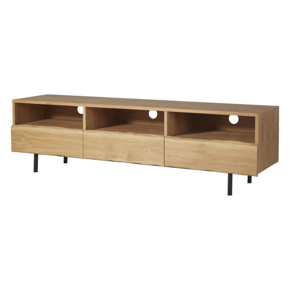 Solid Oak 3-Drawer TV Unit Magnus – image 2