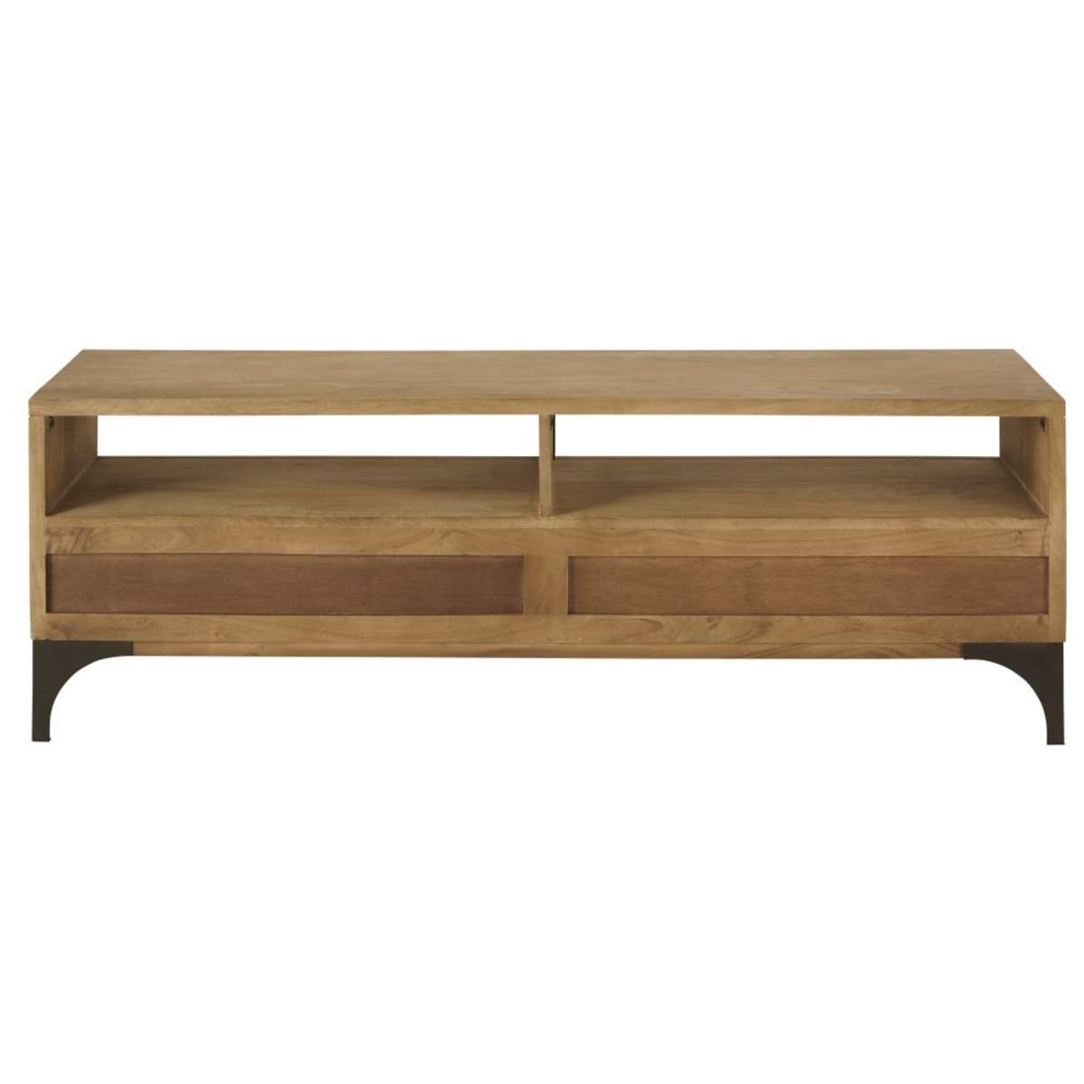 Solid mango wood TV unit Metropolis – image 3