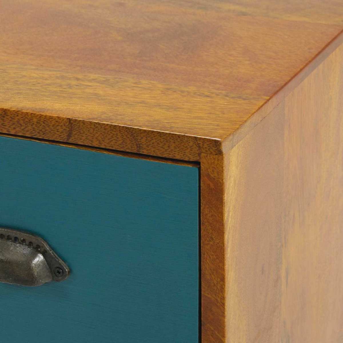 4-drawer solid mango wood TV unit Picadilly – image 5