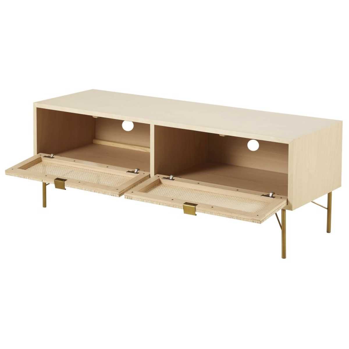 2-Door Woven Rattan TV Unit Solstice – image 3